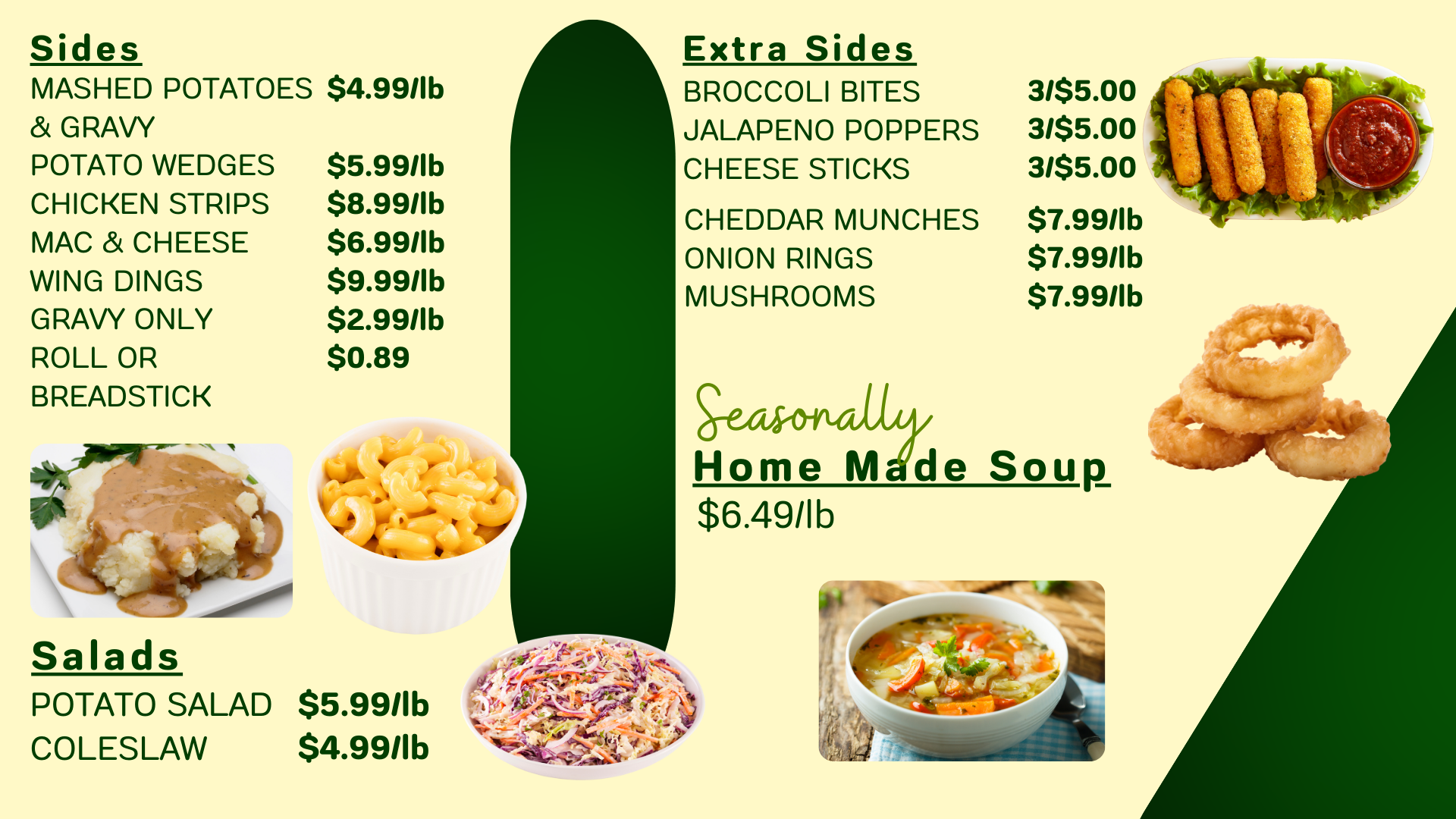 evart, hot deli, hot lunch